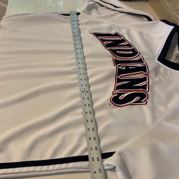 Cleveland Indians MLB True Fan Series Jersey Shirt Size 2XL - Picture 8 of 10